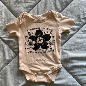Cherry Blossom Kids One Piece - Cream